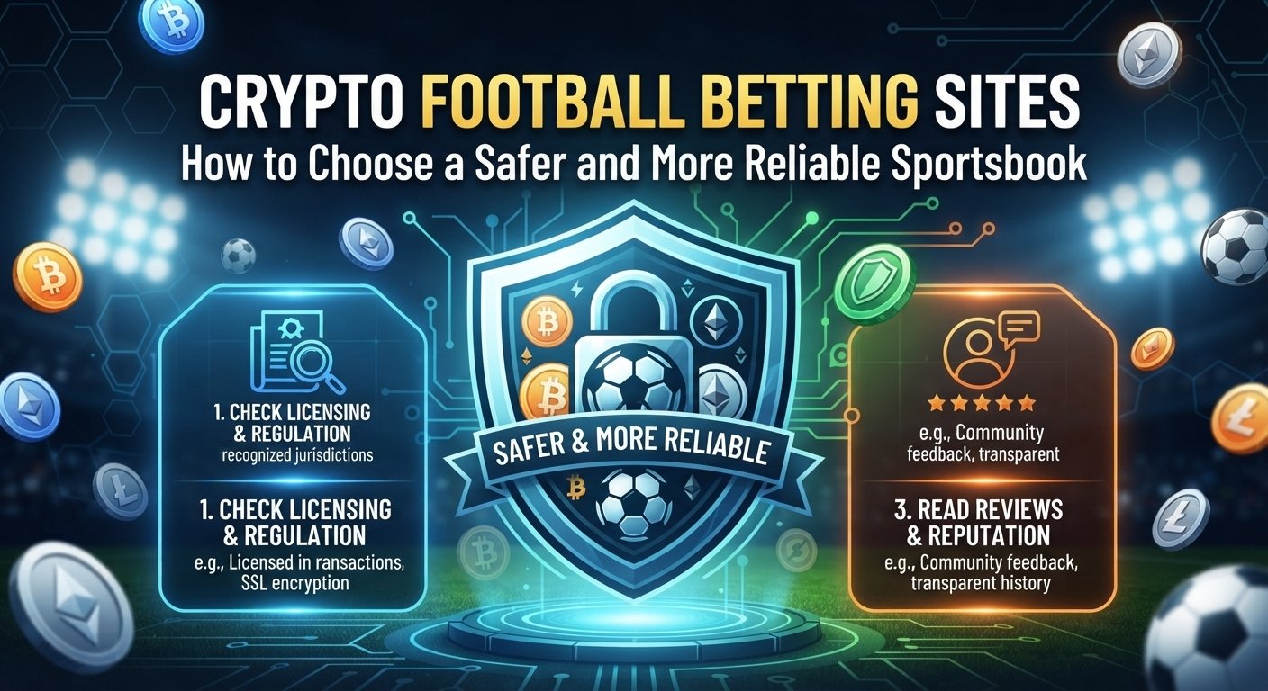 Crypto football betting sites and safer sportsbook selection guide