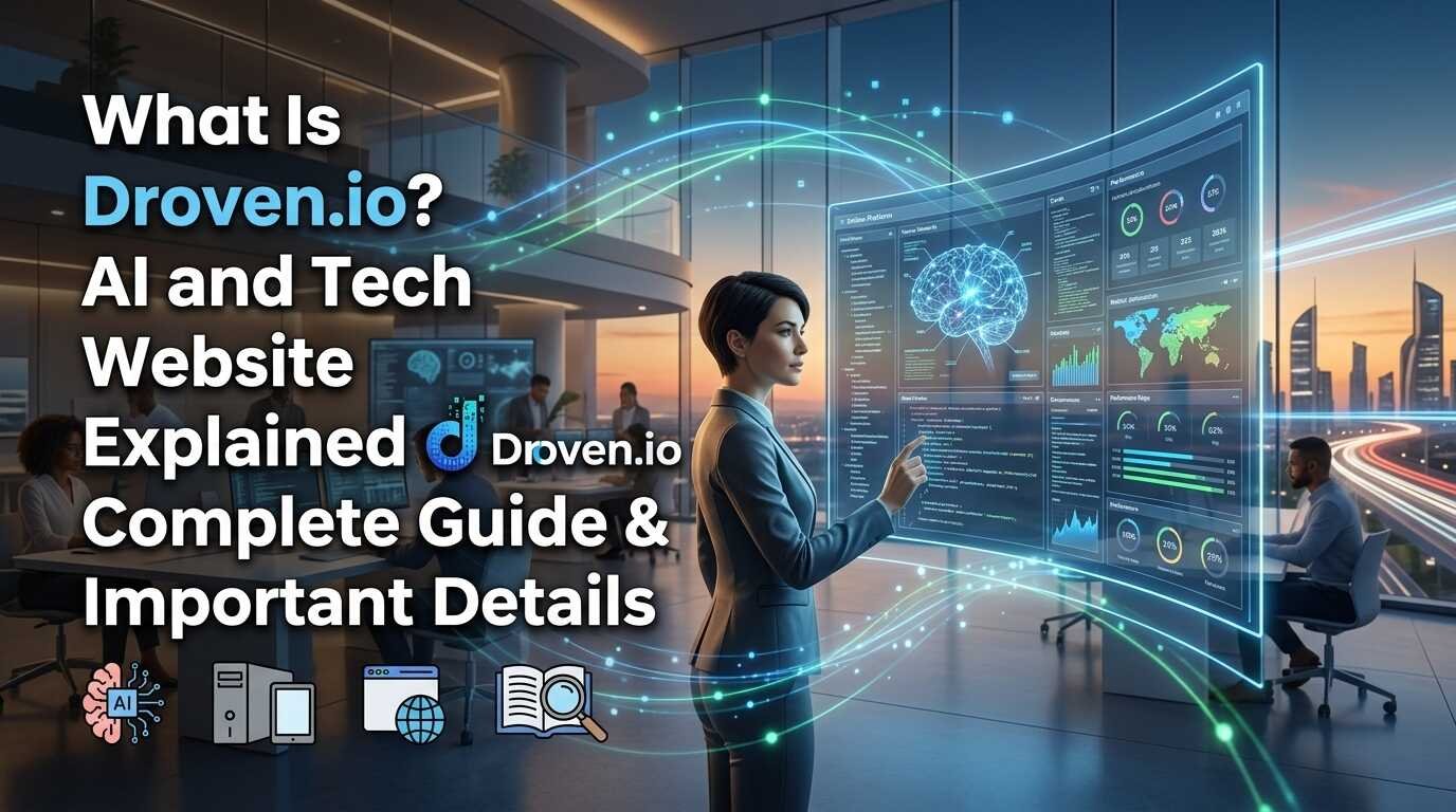 What Is Droven.io? AI and Tech Website Explained Complete Guide & Important Details