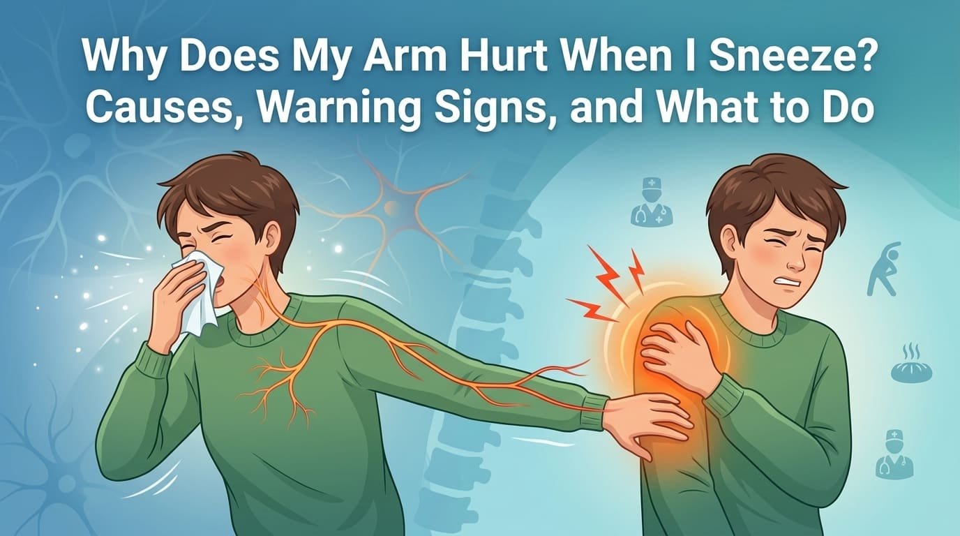 Why Does My Arm Hurt When I Sneeze? Causes, Warning Signs, and What to Do