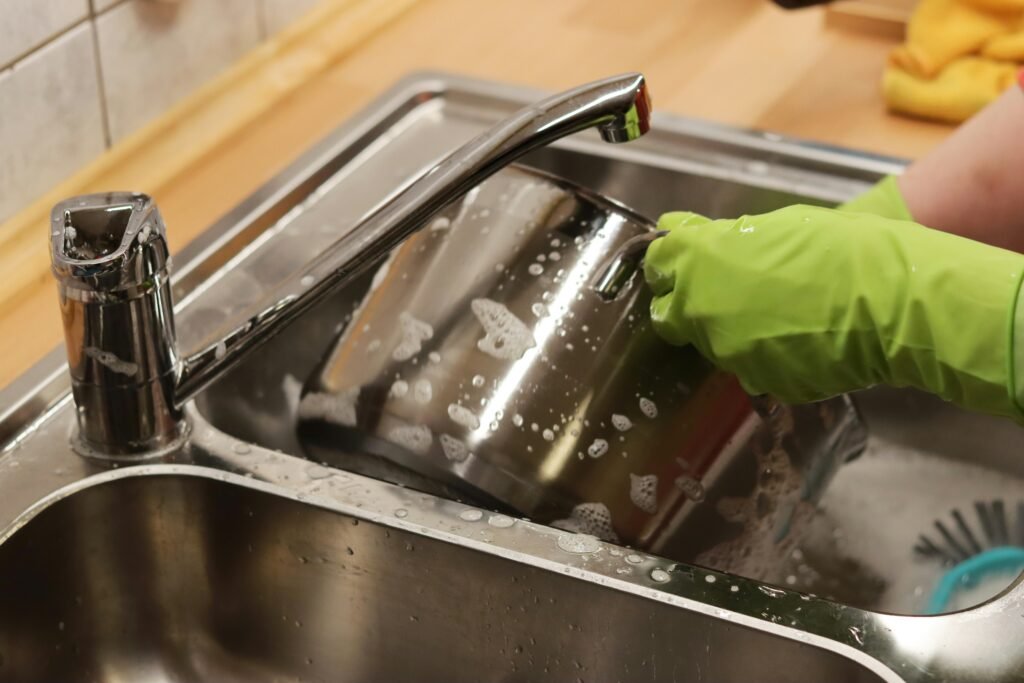 How to Get Scratches Out of Stainless Steel Safely guide featuring scratch treatment, grain polishing, surface care, and cleaning methods.